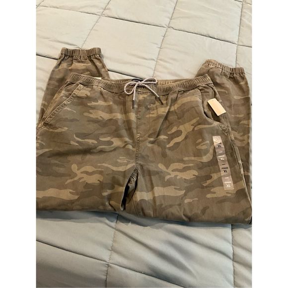 Men Camo Stretch Twill Joggers - XL - Picture 3 of 5